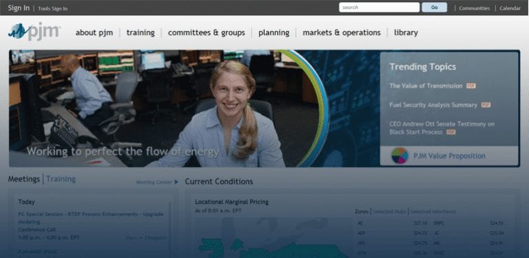 PJM Launches Redesigned Website Homepage