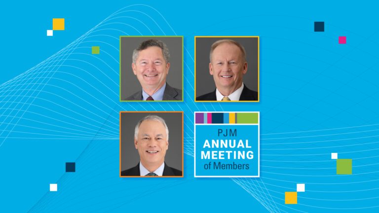 Terry Blackwell, O.H. Dean Oskvig and Mark Takahashi Reelected to PJM Board of Managers