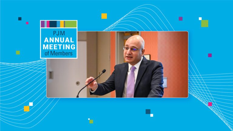 Asthana Opens PJM Annual Meeting With 2021 Reflections, a Look Ahead
